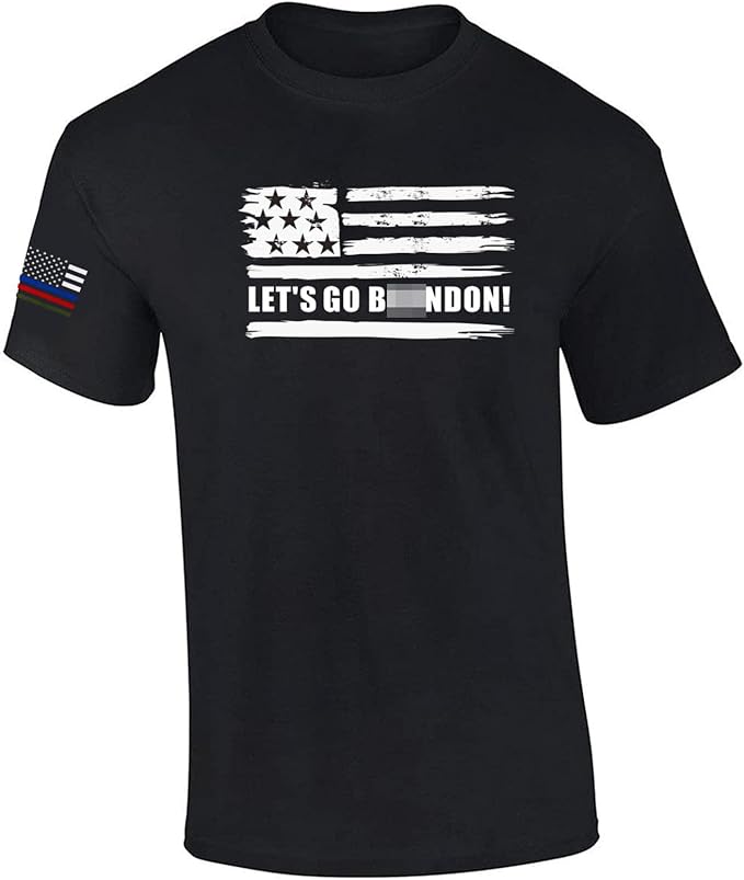 let's go shirt 美国国旗 t 恤 成人 t 恤 纯棉上衣 短袖